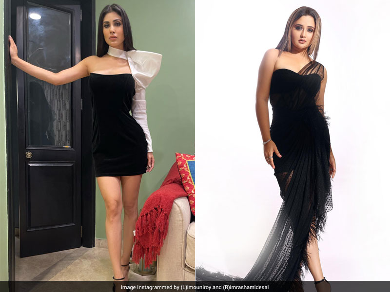 Mouni Roy, Rashami Desai In Chic Dresses Show Why Nothing Can Be The New Black