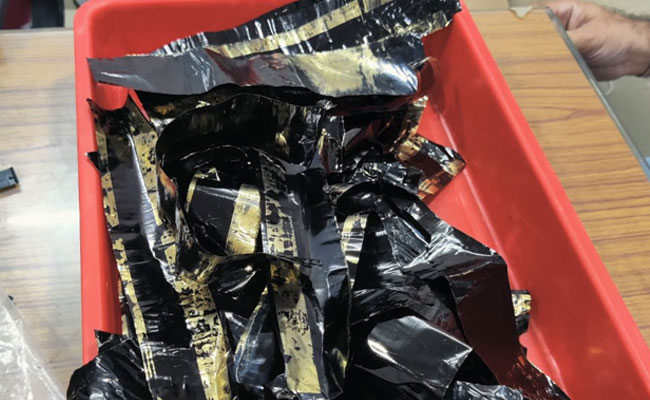 Watch: Gold Worth 1.3 Crores Found Hidden In Laptop At Tamil Nadu Airport