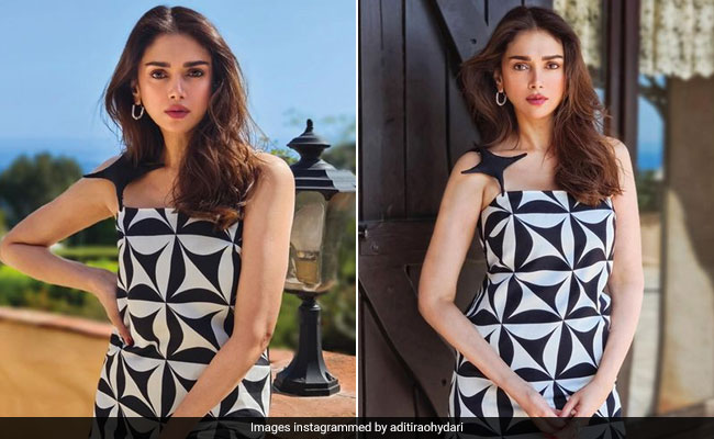 Aditi Rao Hydari Stays True To The Charm Of Classic Black And White On The French Riviera At Cannes 2022