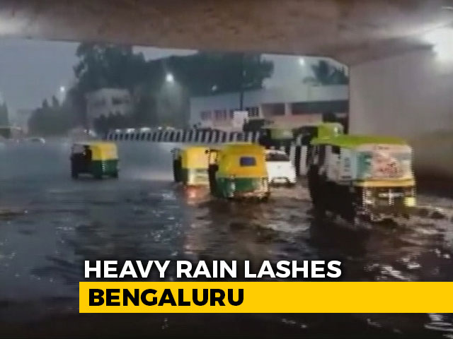 Hailstorm, Heavy Rain In Bengaluru Leads To Waterlogging In Some Areas