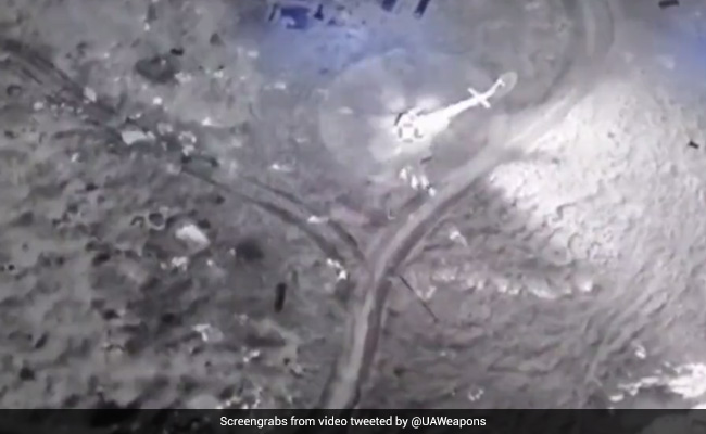 Watch: Ukrainian Drone Blows Up Russian Chopper On Snake Island