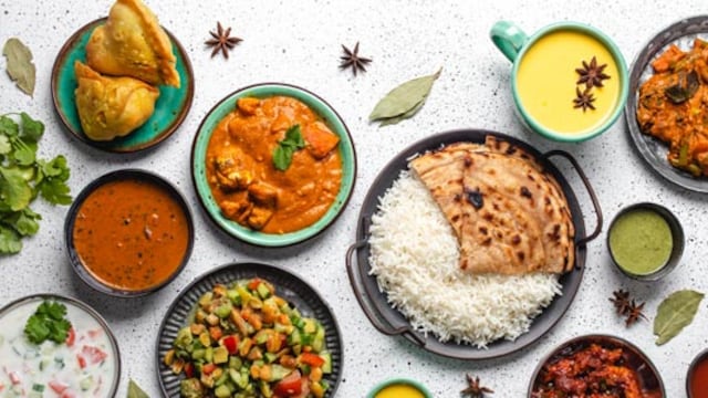 Be mindful of portion sizes when indulging in festive food