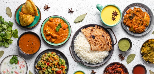 Be mindful of portion sizes when indulging in festive food