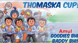 Amul Celebrates India's Historic Thomas Cup Win With Its Famous Topical