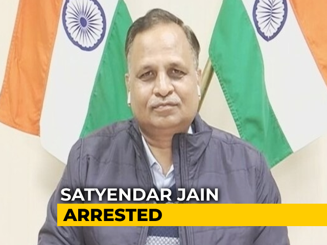 Delhi Minister Satyendar Jain Arrested In Alleged Money Laundering Case