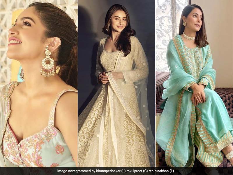 Bhumi Pednekar, Rakul Preet Singh And Hina Khan Wish Their Fans Eid Mubarak In Style