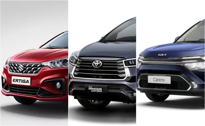 MPV Sales Grew 16% In Q4 FY2022 Led By Maruti Ertiga, Toyota Innova Crysta And Kia Carens