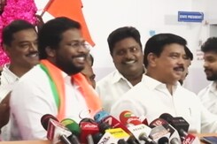 DMK Veteran Trichy Siva's Son Joins BJP DMK Veteran Trichy Siva's Son Joins BJP
