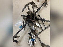 BSF Shoots Down Pak Drone Carrying Heroin Along Border In Punjab BSF Shoots Down Pak Drone Carrying Heroin Along Border In Punjab