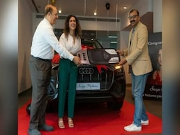 Actor Sanya Malhotra Brings Home The Audi Q8 SUV Actor Sanya Malhotra Brings Home The Audi Q8 SUV