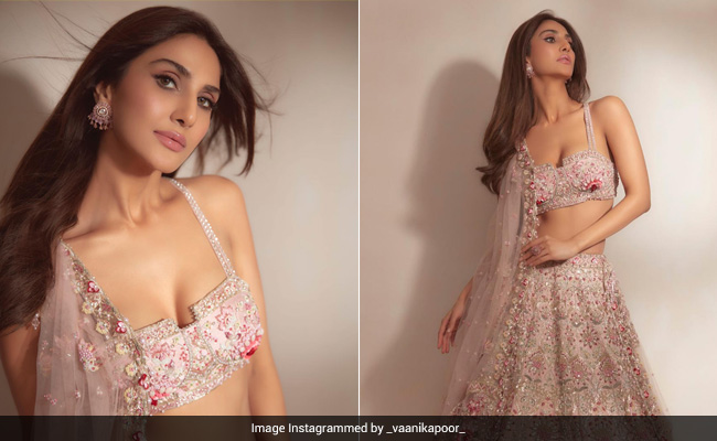 The Spotlight Shines Bright On Vaani Kapoor In A Gorgeous Floral <i>Lehenga</i>