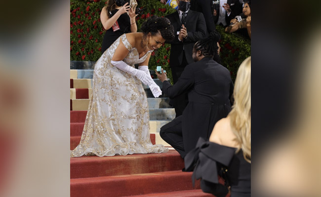 She Said Yes: A Surprise Proposal At The Met Gala. See Pics