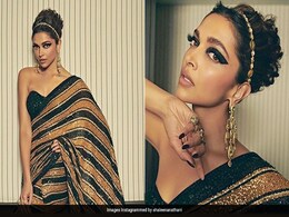 Deepika Padukone Takes Cannes 2022 By Storm In A Sparkling Striped Sabyasachi <i>Saree</i> And Dramatic Winged Eyeliner Deepika Padukone Takes Cannes 2022 By Storm In A Sparkling Striped Sabyasachi <i>Saree</i> And Dramatic Winged Eyeliner