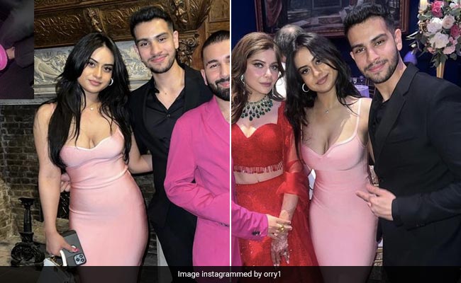 Nysa Devgan Leaves Us Bewitched In A Pink Bodycon Strap Gown