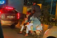 'Heights Of <i>Fukra Panti</i>': 6 People On One Scooter 'Heights Of <i>Fukra Panti</i>': 6 People On One Scooter