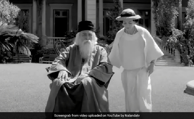 <i>Thinking Of Him</i> Review: Rabindranath Tagore Is Played Superbly By Victor Banerjee