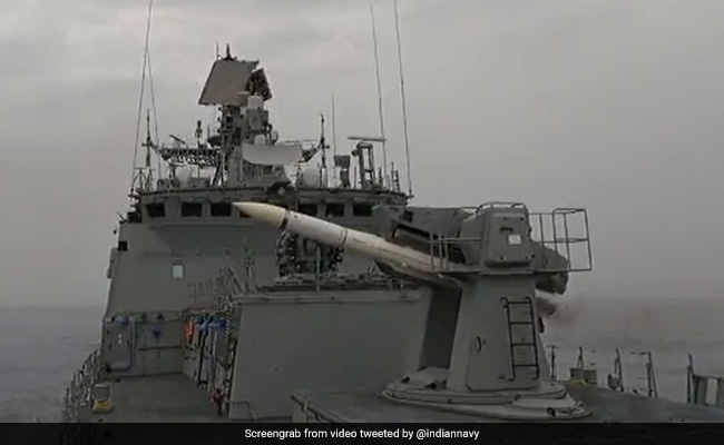 Watch: Indian Navy's Guided-Missile Hits Target With Absolute Accuracy
