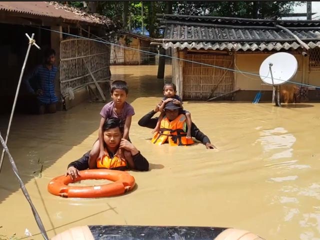 Watch: NDTV Ground Report On The Challenging Rescue Ops In Flood-Hit Assam