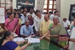 Nirmala Sitharaman Files Nomination Papers For Rajya Sabha Elections Nirmala Sitharaman Files Nomination Papers For Rajya Sabha Elections