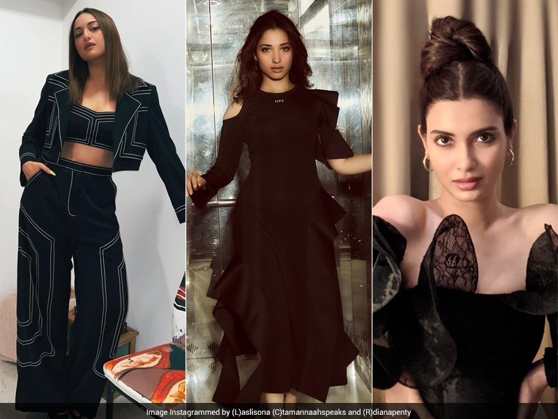 According To Tamannaah Bhatia, Diana Penty And Sonakshi Sinha, You Can Never Go Wrong With A Classic Black Outfit