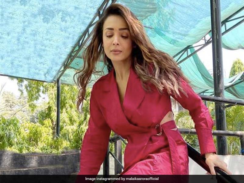 Adding Colour To Her Summer Style Is Malaika Arora In A Cutout Mini Dress