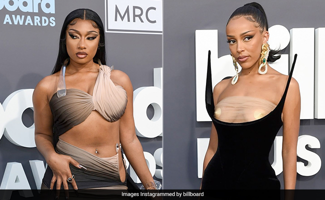 Best Of BBMA 2022 Red Carpet Fashion From Megan Thee Stallion To Doja Cat And More