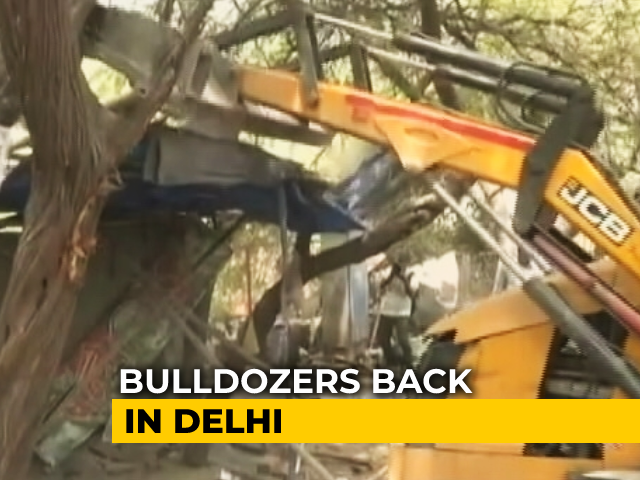South Delhi Civic Body Begins 1st Phase Of Anti-Encroachment Drive