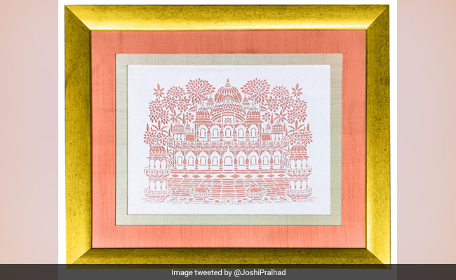 PM Modi Gifts Mathura's Famous Sanjhi Art To Joe Biden At Tokyo Meet