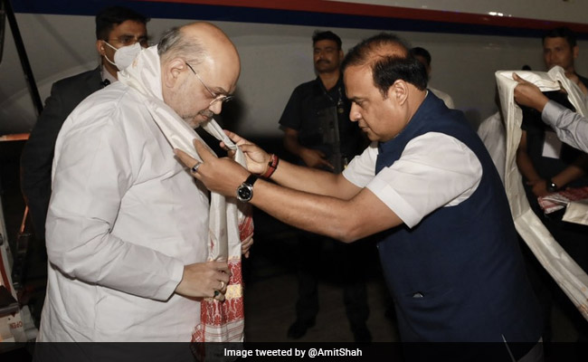 Amit Shah In Assam On 3-Day Tour, To Meet BSF Officials At Border Outpost