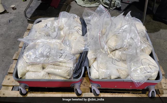 Heroin Worth 434 Crores Seized In Op 'Black-And-White' At Delhi Airport