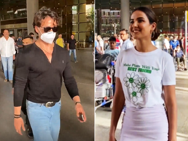 Tiger Shroff And Jasmin Bhasin's Airport Diaries