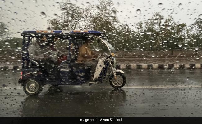 Rain, Hailstorm In Parts Of Delhi Amid Severe Heat Wave