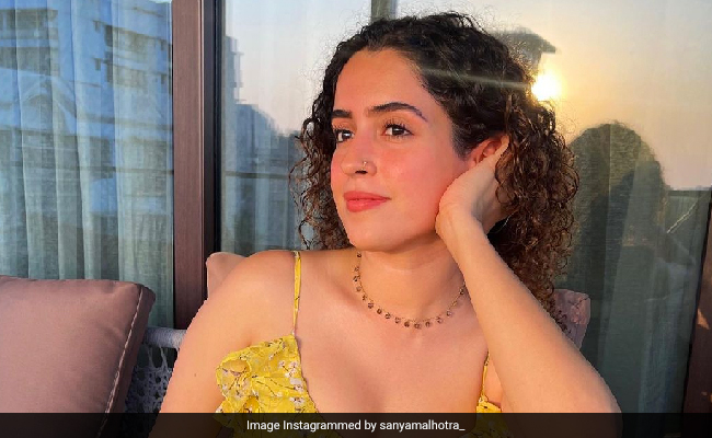 Sunny Days Are Only Complete With Sanya Malhotra In A Pretty Printed Summer Dress