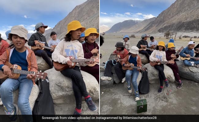 "Heartwarming": Group Of Kids Singing 'Dil Beparvah' In Ladakh Delights Internet