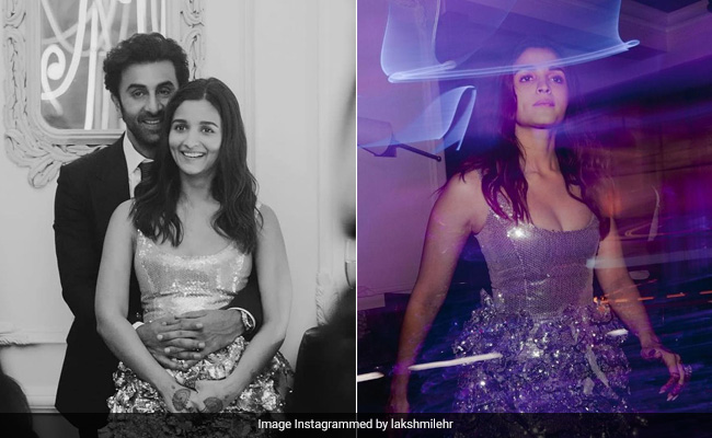Alia Bhatt Sparkled Like A Galaxy Of Stars In An Oscar De La Renta Dress