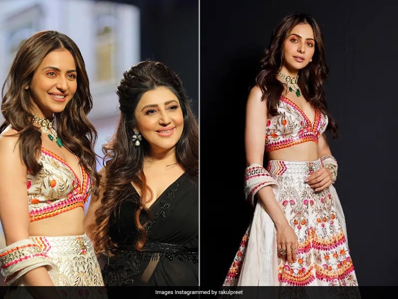 Showstopper Rakul Preet Singh In A Floral Lehenga Sets Summer Fashion Goals