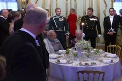 Denmark Queen Hosts Official Dinner For PM Modi At Royal Palace Denmark Queen Hosts Official Dinner For PM Modi At Royal Palace
