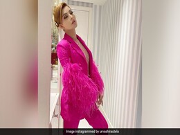 Cannes 2022: Urvashi Rautela Amps Up Her Fashion Quotient In A Hot Pink Pantsuit Cannes 2022: Urvashi Rautela Amps Up Her Fashion Quotient In A Hot Pink Pantsuit