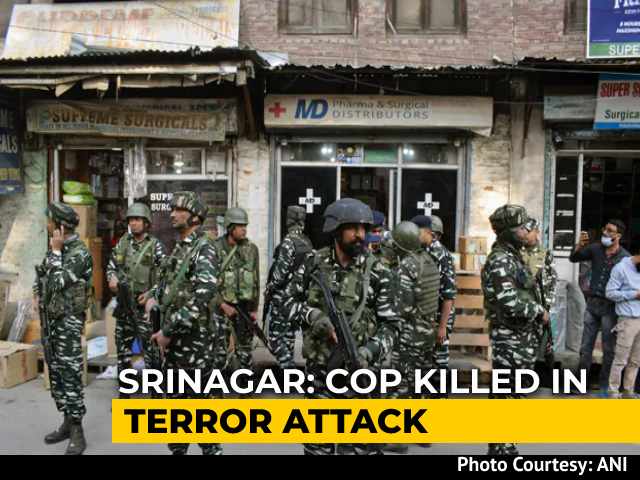 Policeman Shot Dead By Terrorists In Srinagar, 7-Year-Old Daughter Injured
