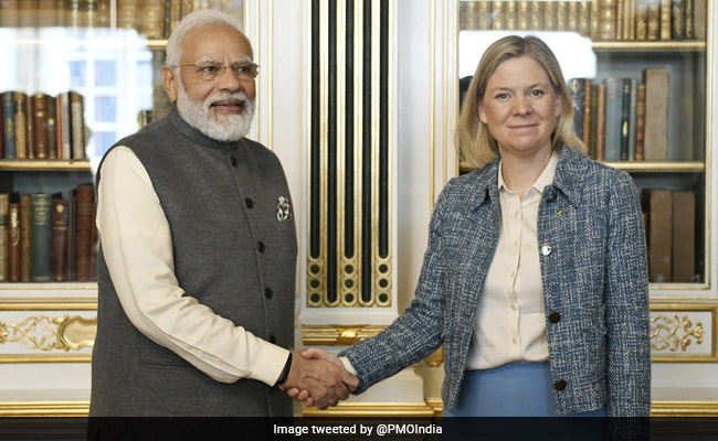PM Modi, Swedish Counterpart Meet In Denmark, Discuss Bilateral Ties