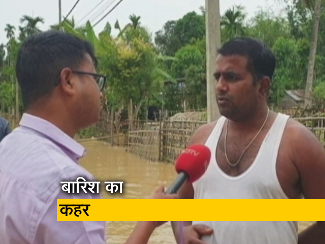 गर्मी के बाद बारिश ने दिखाया विकराल रूप, असम के कई हिस्सों में मचाई तबाही