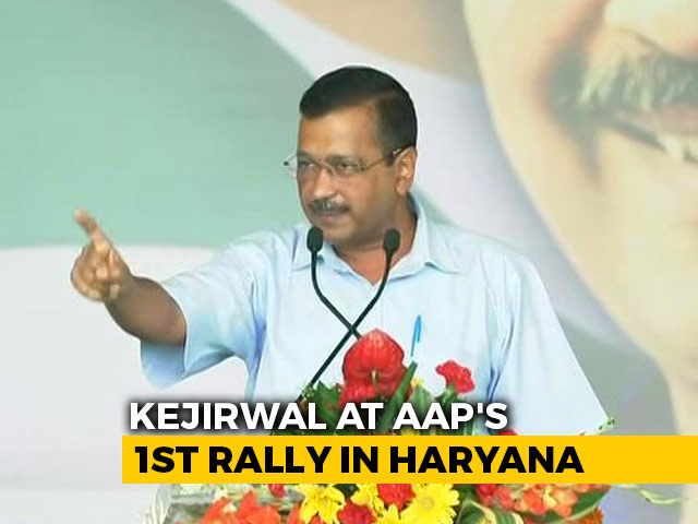 "BJP Will Make Your Kids Goons, Rapists": Arvind Kejriwal In Haryana