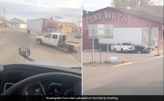 Viral Video: Truck Appears To Go On Rampage In US Town