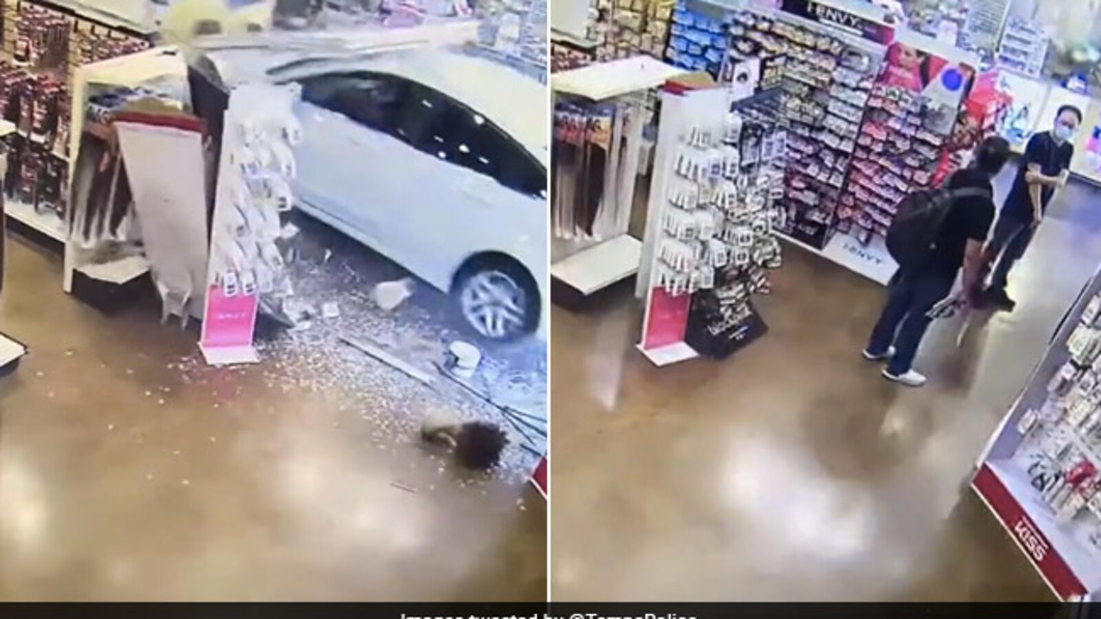 Viral Video: Driver Accidentally Crashes Car Into Convenience Store ...