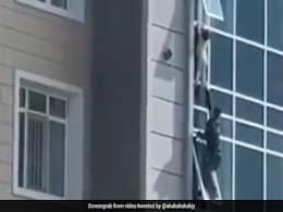 Viral Video: खिड़की से लटकी 3 साल की बच्ची...फिर आया एक "हीरो"... Viral Video: खिड़की से लटकी 3 साल की बच्ची...फिर आया एक "हीरो"...