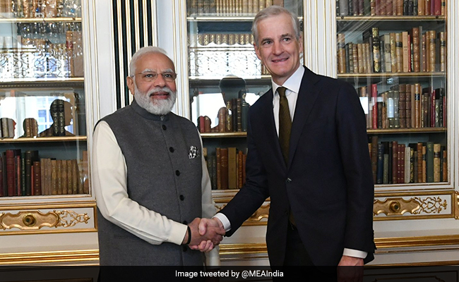 PM Modi, Norwegian Counterpart Meet In Denmark For Bilateral Talks