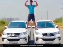 Ajay Devgn-Style Stunt Lands Noida Man In Jail, 2 Expensive SUVs Seized Ajay Devgn-Style Stunt Lands Noida Man In Jail, 2 Expensive SUVs Seized