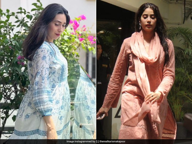 Karisma Kapoor, Janhvi Kapoor Show Us How To Beat The Heat In Comfortable Cotton Outfits