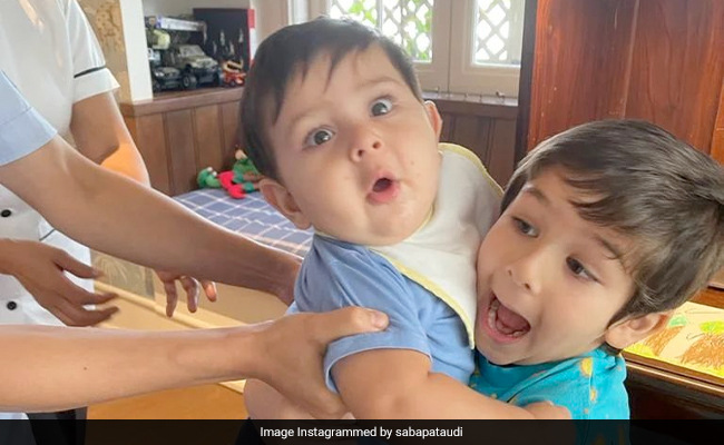 Kareena Kapoor's Sons Taimur And Jeh Share A Hug In Aunt Saba Pataudi's Adorable Photo