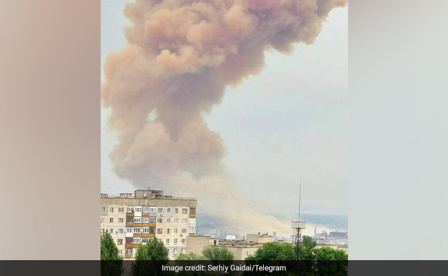Russia Airstrike Hits "Dangerous" Acid Tank At Ukraine Chemical Plant